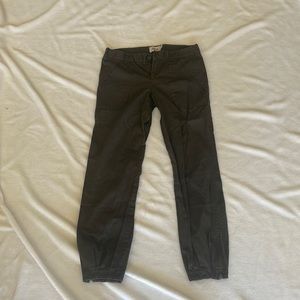 Mango cargo jeans, military green